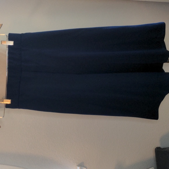 Vintage 70s Blue Gaucho Pants Culottes Wide Leg Ro-Vel Of California SZ Small - Picture 5 of 10